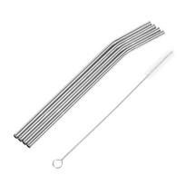 Šiaudeliai Metaliniai SU ŠEPETELIU 6x215 mm (4 vnt.)