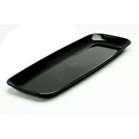 Padėklai SABERT Plastikiniai stačiakampiai 17x45 cm Juodi