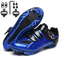 MTB dviračių batai Vyriški MTB Cleat kalnų dviračių batai Speed ​​Sneaker Racing Moteriški dviračių triatlono lauko avalynė 44