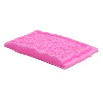 Ruffled Fondant Moulding Silicone Baking Model for Craft Making Chocolate Cake Decoration pink