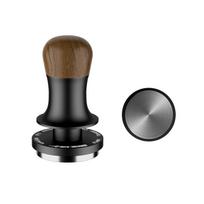 MHW-3BOMBER Espresso Coffee Tamper with 3 Spring Loaded Calibrated Espresso Tamper 30lbs Hand Tamper with Sound Feedback 49.7mm gray