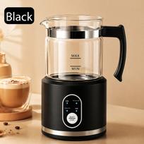 Milk Frother,Electric Warmer with Hot or Cold Functionality for Cappuccino Latte Macchiato Hot Chocolate 110-240V&EU white