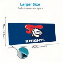 Newcastle United Mouse Pad, Large Gaming Desk Mat, Non-slip XXL Mousepad for Laptop & Tablet, Mini PC Playmat with Stitched Edges 30cmx80cm(11.8x31.5inch) red