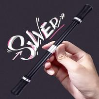 Funny Fidget Spinner Pen Decompression Satisfying Stress Relief ADHD Autism Anxiety Therapy Desk Toy Juguetes Ansiedad for Adult white