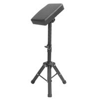 Tattoo Armrest Stand Height Adjustable 180 Degree Rotatable PU Leather Soft Pad Tattoo Arm Leg Rest Black gray
