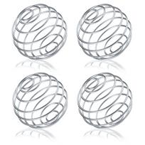 Pack of 4 food-grade 304 stainless steel mixing balls milkshake protein powder shaking cup replacement balls diameter 5.2cm * height 4.5cm sidabras