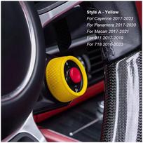 Sport Chrono vairo mygtukas Porsche Cayenne/Panamera Macan/911 718/Taycan 2017-2025 SC režimo jungiklio rinkinys Plug Play A Racing Yellow gray