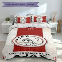 3pcs AFC Ajax Duvet Cover Set, Includes 1 Duvet Cover and 2 Pillowcases,Skin-Friendly&Comfortable Fabric,Suitable Bedding Sets 140cmx210cm
