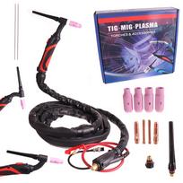 Tig Welding Torch Sr-26 4M Skin Flex Pro Plug 13mm + Accessories