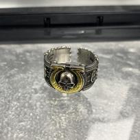 Warhammer 40K  Around the U Group Otrama Honor Badge Ring Animation Film and Television Game Men's Ring Jewelry gray