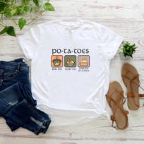 Potatoes Boil Em Mash Em Stick Em in A Stew Lord of The Rings Shirt Cutter Machine Lotr Taters Shirt Hobbit Shirt Bookish Merch 4XL white