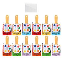 Vandeninių Dažų Rinkinys 5 Spalvos Dažų Paletė su Teptuku Mini Dažų Rinkinys Apima Dažus 12pcs beige
