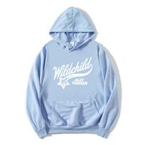 Alex Warren WILDCHILD Hoodies Ilgomis Rankovėmis Laisvalaikio Moteriški/Vyriški Džemperiai Vilnos Minkšti Unisex Streetwear Grafiniai Merch Spausdinti Drabužiai XS white
