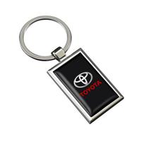 Automobilio emblema Raktų pakabukas Guminis Metalinis Raktų pakabuko Papuošalai Aksesuarai Skirta Toyota GR Corolla Yaris Aygo Prius Camry Auris Avensis 4Runner KT7 juoda