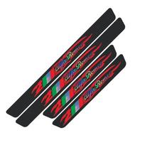 Automobilio durų slenksčio lipdukai Alfa Romeo Giulia Brera 155 156 159 GT Mito Giulietta 147 Stelvio Tonale Logotipo Decoration HG7