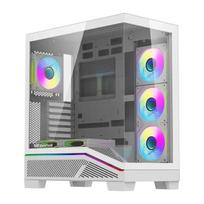 Computer case Darkflash K430 + fans (white), PCCDRKK430_WHITE__6F