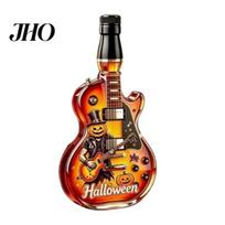 Gitara Formos Vyno Butelio Formos Butelis, Didelės Talpos Decanteris, Srieginis Kamštelis Borosilikatinis Dekoratyvinis Baro Stiklas Alui Laikyti Ir Šviežumui Išlaikyti B