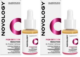 Novology Bi-Phasic Serum for Hyperpigmentation, Dark Spots, Acne Marks and Uneven Skin Tone with Niacinamide and Pro Retinol| Dry-Combination Ski pink
