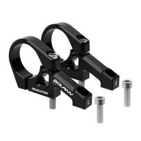 Precision Downhill Fixed Stem Handlebar Clamp 31.8mm Direct Mount Stem  Road Bikes juoda