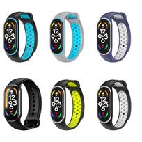 Strap for Mi Band 10 9 8 7 6 5 4 3 Sport Bracelet watch Silicone wrist strap Smartwatch Wristband Replacements For xiaomi band bracelet Miband Strap MiBand 5/6/7 gray