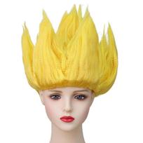 Boys Girls Halloween Son Goku Cosplay Costumes For Kids Outfit Bodysuit Men Krillin Training Clothes Saiyan Outfits Wig Dress Up Audlt L(170-185cm) yellow
