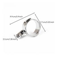 Bottomless Portafilter Detachable 58mm Tool Compatible Food-Grade white