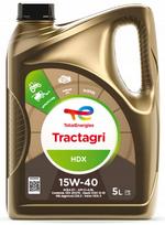 Variklinė alyva žemės ūkio traktoriams TOTAL TRACTAGRI HDX 15W40, 5 l