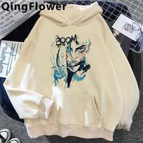 Arcane Jinx Hoodies Male Oversized Streetwear Men Hoody Sweatshirts Anime Harajuku Clothing for Women Tracksuit Sweatshirt S gray