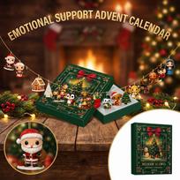 Advent Calendar with Acrylic Ornaments - Christmas Countdown Gift for and Family One Size brown
