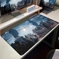 Clair Obscur Expedition 33 Mouse Pad Keyboard Mouse Mat Large Gamer Mousepad Gaming Accessories XXL PC Cabinet Desk Mats 90x40CM 30cmx80cm gray