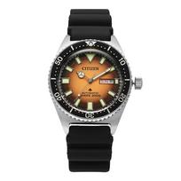 Citizen Men S promaSter Marine Diver Urethane Watch Ny0120 01z NY0120-01Z black
