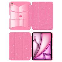 For iPad Air 11 Case 10th 11th A16 Cover For iPad Pro 11 Air 4 5 10.9 12.9 M2 M3 M4 Pro 13 10.2 7 8 9th Pencil Holder Case Pro 11 2nd 3rd 4th rožinė