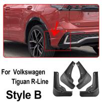 Apsaugos nuo purslų Automobilio purvasaugiai Volkswagen VW Tiguan R Line MK3 2024 2025 2026 Ratų purvasaugiai Sparnų purvasaugiai Įrankiai Priedai