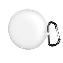 For Anker SoundCore Sleep A30 Wireless Earphones Silicone Case with Carabiner Shockproof Protective Cover Earbuds Accessories SoundCore A30 balta