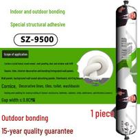 995 Neutral Silicone Sealant: Waterproof, Weather-Resistant Adhesive for Windows, Doors, Glass, Exterior Walls, and Tiles. black