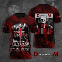 Depeche Mode Grupė 43 Metai Memento Mori Turo 3D Marškinėliai S iki 5XL 2F1204 M brown