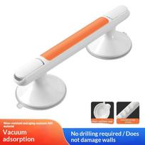 Showers Grab Bars No-Drill Grab Bar Bathroom Handle Anti Slip Safety Suction Cups Bathtub Grab Bar For Elderly Children Support A4 orange