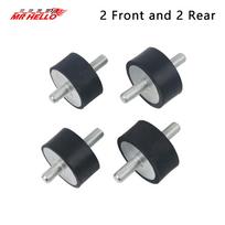 4 vnt. Variklio guminio laikiklio komplektas Polaris Sportsman 335 400 450 500 570 600 700 800 3110044 3110046 2 Front and 2 Rear gray