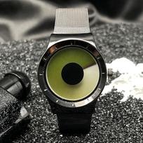 New Fashion Luxury Man Starry Sky Vortex Rotating Watch Woman Colorful Mesh Steel Watches Students Quartz WatchReloj Hombre Gift black