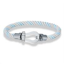 Fred Pasagos Sagtis Nailono Virvės Apyrankė Vyrams Moterims Poroms Madinga Atsitiktinė 23cm gray