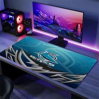 Cronulla Sharks Color Mouse Pad Large Gaming Table Cushion Non-slip Laptop Tablet Big Mousepad XXL Mat Mini PC Playmat With Lock edge 30cmx60cm(11.8x23.6inch) blue