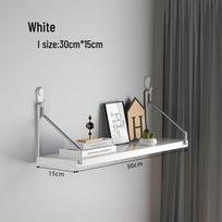 Sieninis lentynos be gręžimo miegamajam, svetainei ir maršrutizatoriaus laikymui Includes 3 installation accessories gray