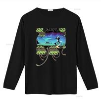 Taip „Yes“ grupės „Yessongs“ albumo viršelis Gyvai 1973 m. Retas Vintažinis Atsitiktiniai Gatvės drabužiai Marškinėliai vintažiniai Išskalbti gatvės drabužiai Universalus vyriškas L blue