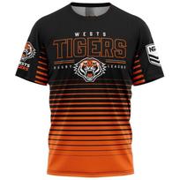 2026 NEW Wests Tigers Away Rugby Jersey Men's T-shirt Y2K Oversized Casual XL black