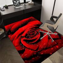 1 vnt. Rožių žiedlapiai Ypač didelis neslystantis grindų kilimas, Biurui, šeimai, miegamajam, studijai, didelio ploto kilimas, vidaus kilimai 60cm by 90cm