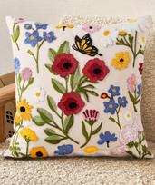 Pavasaris Vasara Boho Dvipusė Pagalvės Užvalkalas Grybas Mėnulis Dekoratyvinis Pagalvės Užvalkalas Spausdintas Namų Dekoras Sofai Lovai Sofa Kambariui 45cmx45cm(18x18Inch)