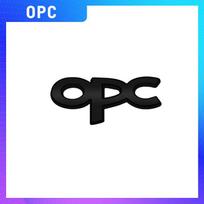 1PCS Metal OPC Line Logo For Opel Vauxhall Insignia Vectra Corsa Astra Emblem Car Front Grill Rear Trunk Sticker Badge Styling black