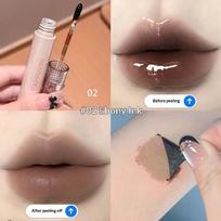 Cappuvini Lip Stain Tint Peel Off Mocha Brown Makeup Tear-Off Dye Lipstick Waterproof Matte Rose Long Lasting Lip Gloss Cosmetic 3 brown
