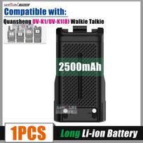 1/2Pcs Quansheng UV-K1(8) Walkie Talkie Li-ion Battery 1400/2500mAh Extended Long Battery UV-K1 Mini Radio Battery Replacement 1-2500mAh