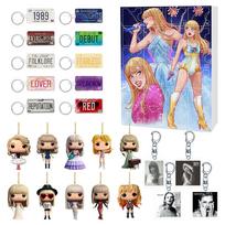 Taylor Christmas Advent Calendar Acrylic Hanging Charm Gift For Festive Decor And Fans Style E